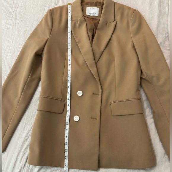 Double breasted blazer, tan color - Picture 5 of 7